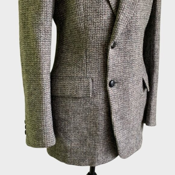 Vintage Harris Tweed Handwoven 100% Wool Blazer - Picture 4 of 12